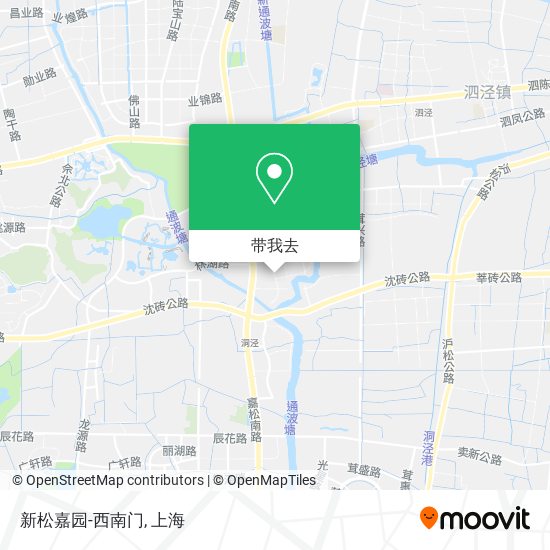新松嘉园-西南门地图