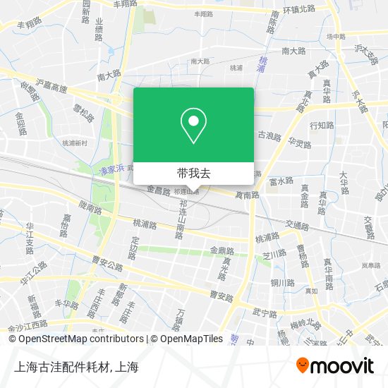 上海古洼配件耗材地图