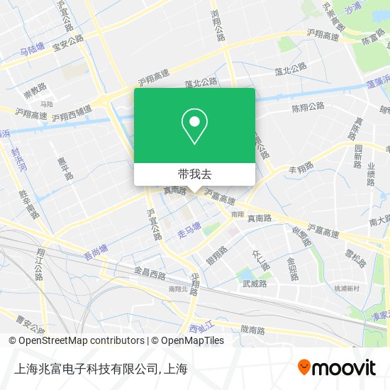 上海兆富电子科技有限公司地图