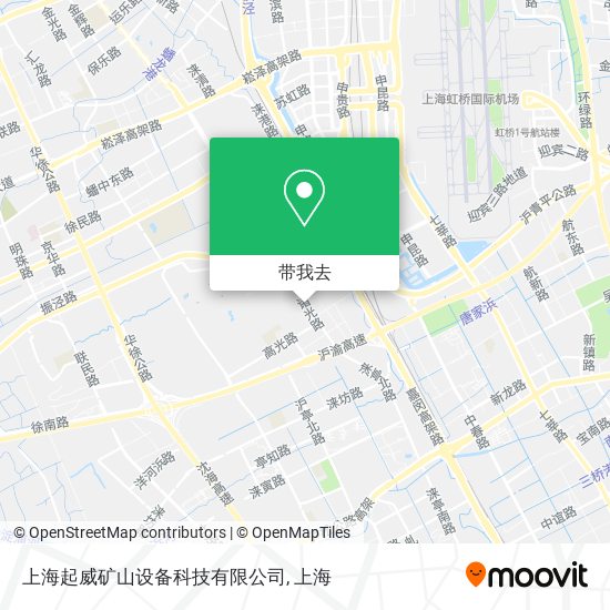 上海起威矿山设备科技有限公司地图