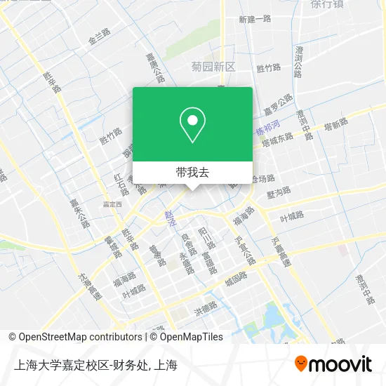 上海大学嘉定校区-财务处地图