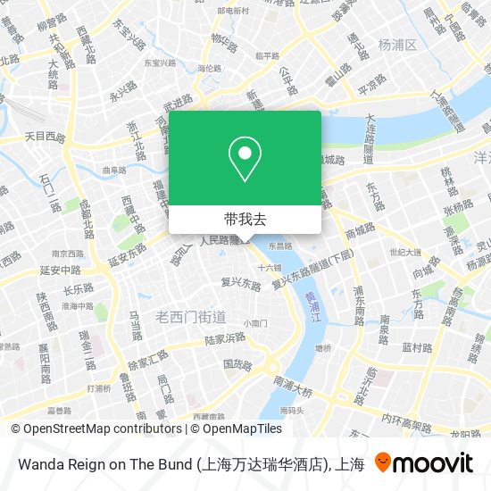 Wanda Reign on The Bund (上海万达瑞华酒店)地图
