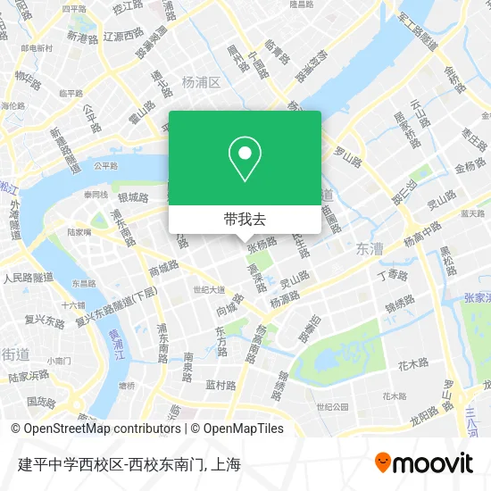 建平中学西校区-西校东南门地图