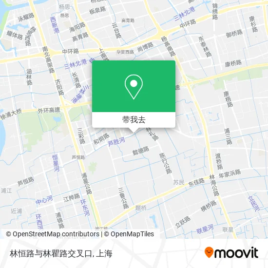 林恒路与林瞿路交叉口地图