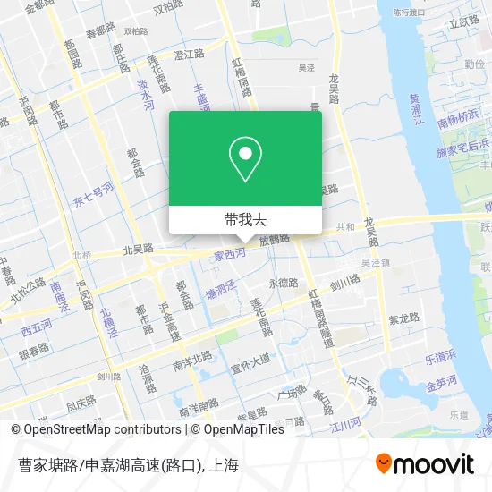 曹家塘路/申嘉湖高速(路口)地图