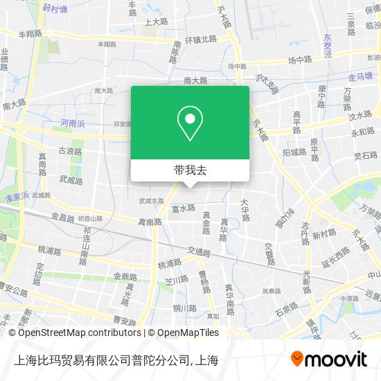 上海比玛贸易有限公司普陀分公司地图