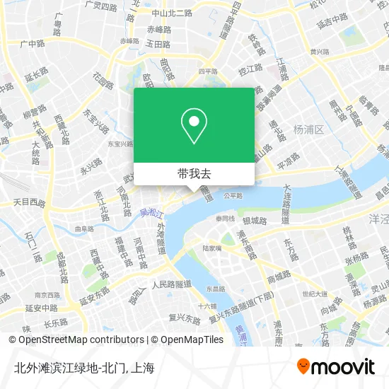 北外滩滨江绿地-北门地图
