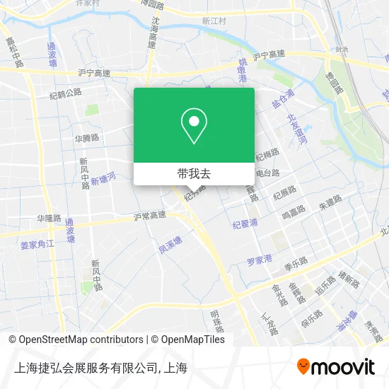 上海捷弘会展服务有限公司地图