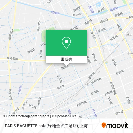 PARIS BAGUETTE cafe(绿地金御广场店)地图