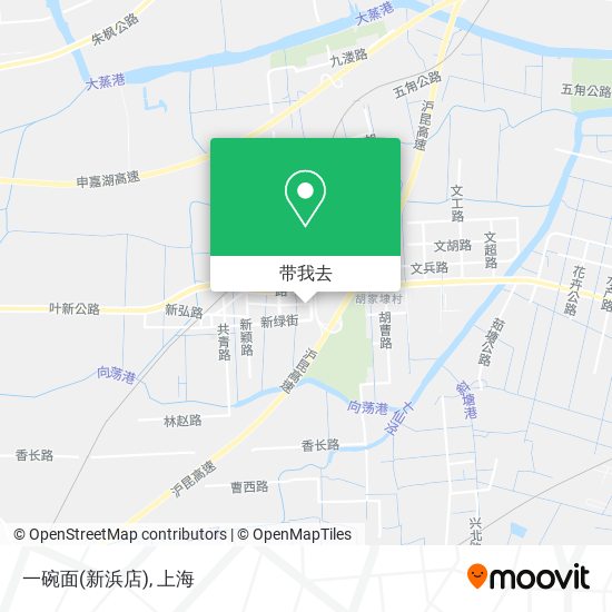 一碗面(新浜店)地图