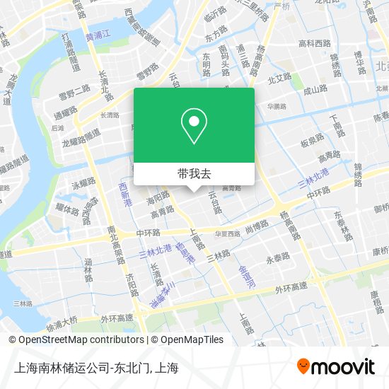 上海南林储运公司-东北门地图