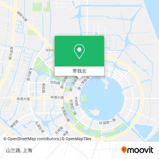 山兰路地图