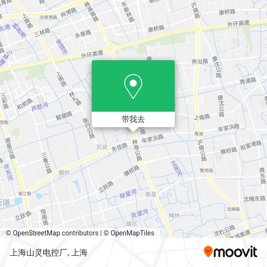 上海山灵电控厂地图