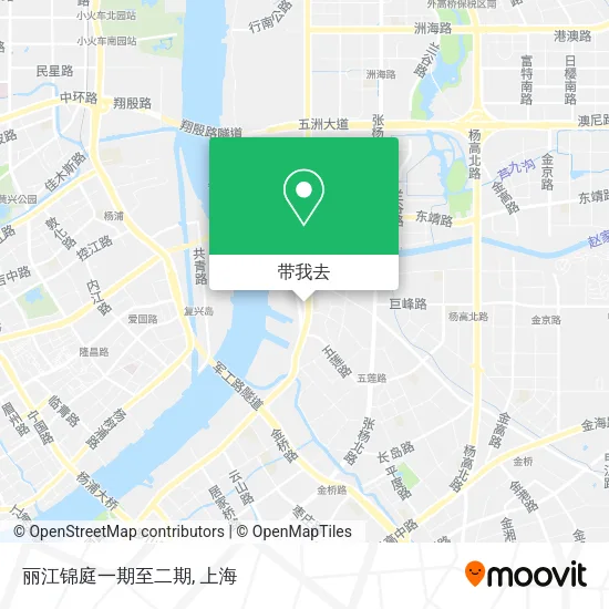 丽江锦庭一期至二期地图