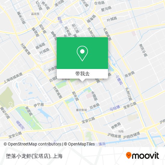 堕落小龙虾(宝塔店)地图