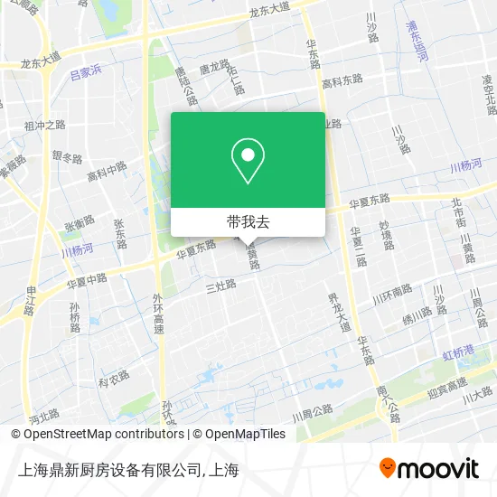 上海鼎新厨房设备有限公司地图