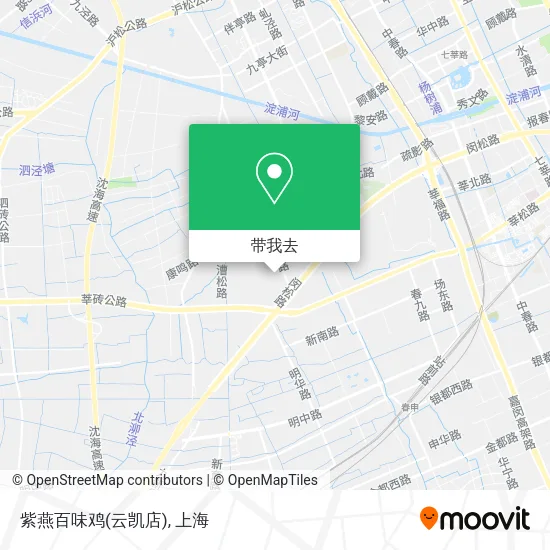 紫燕百味鸡(云凯店)地图