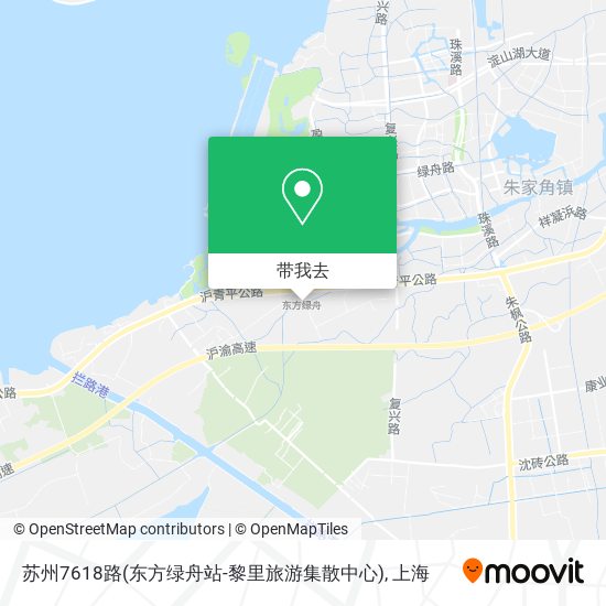 苏州7618路(东方绿舟站-黎里旅游集散中心)地图