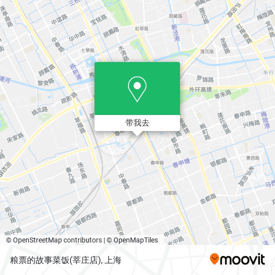 粮票的故事菜饭(莘庄店)地图
