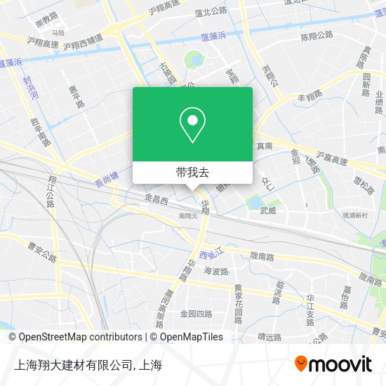 上海翔大建材有限公司地图