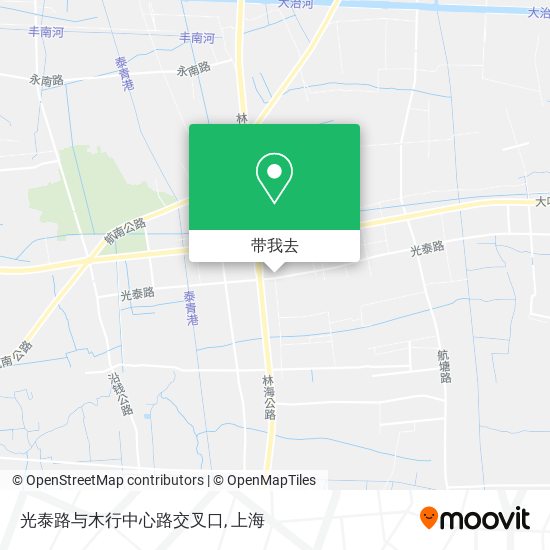 光泰路与木行中心路交叉口地图