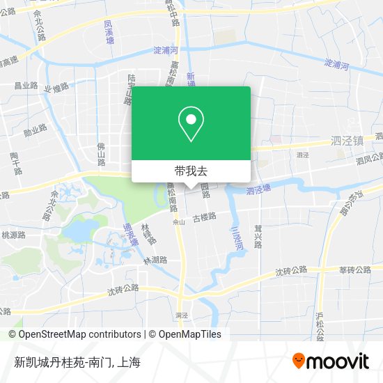 新凯城丹桂苑-南门地图