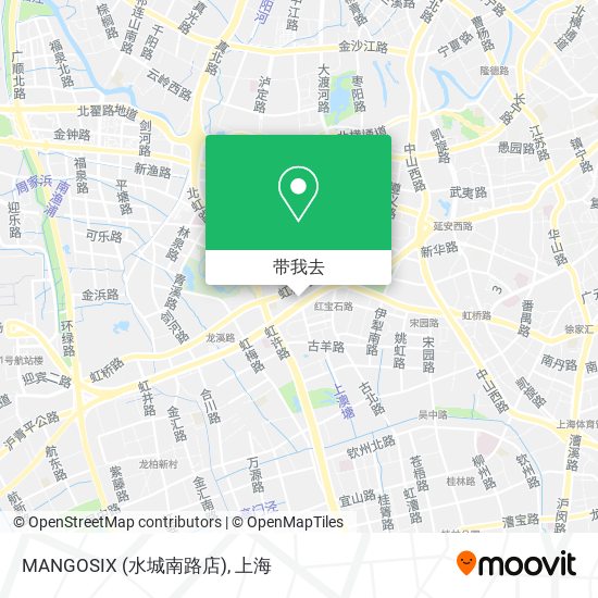 MANGOSIX (水城南路店)地图