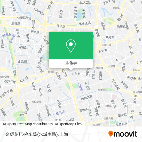 金狮花苑-停车场(水城南路)地图