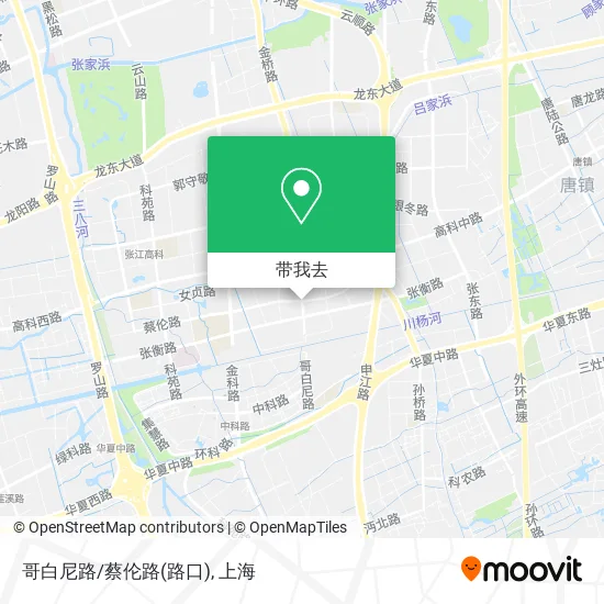 哥白尼路/蔡伦路(路口)地图