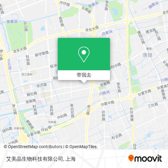 艾美晶生物科技有限公司地图