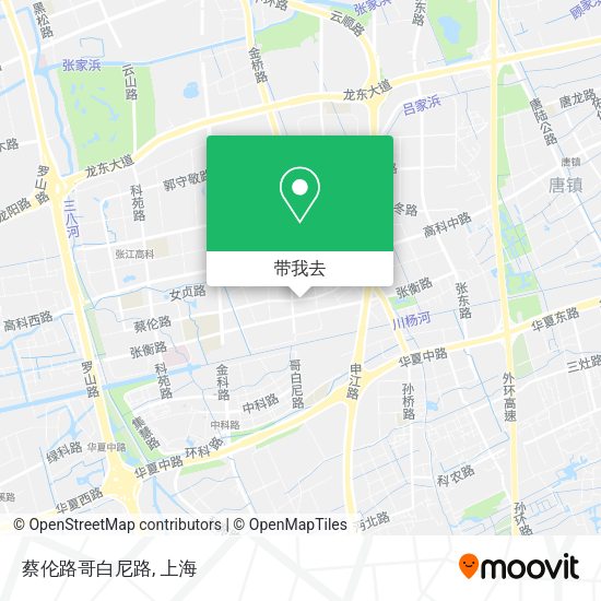 蔡伦路哥白尼路地图