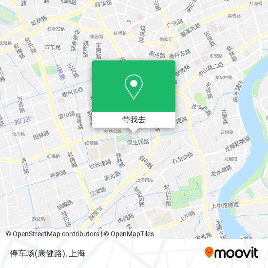 停车场(康健路)地图