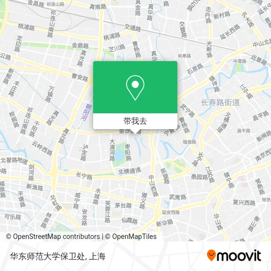 华东师范大学保卫处地图