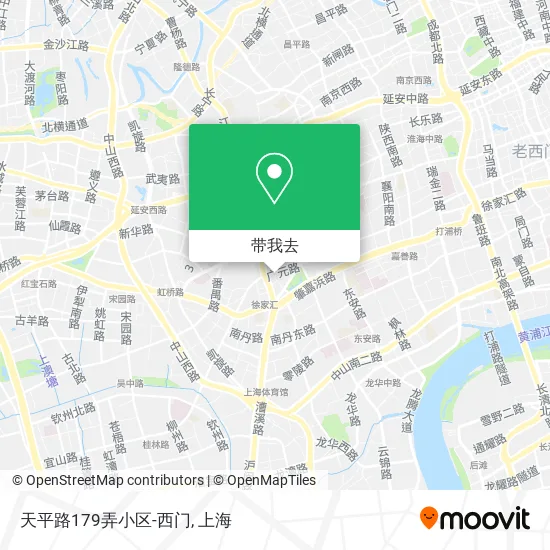 天平路179弄小区-西门地图