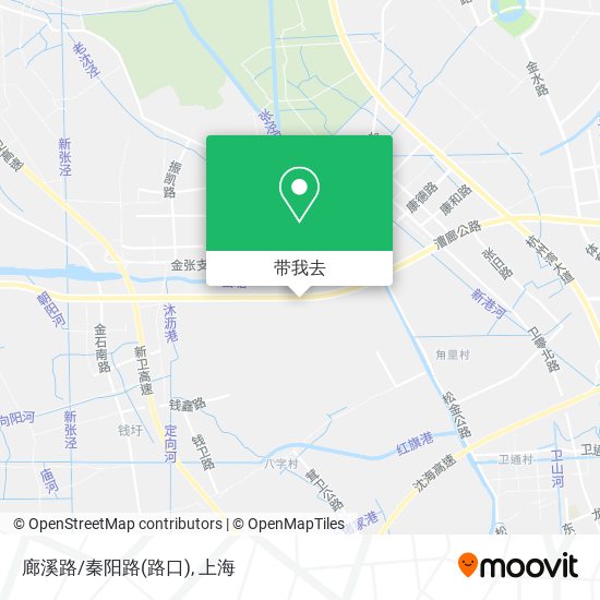 廊溪路/秦阳路(路口)地图
