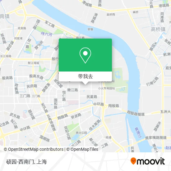 硕园-西南门地图