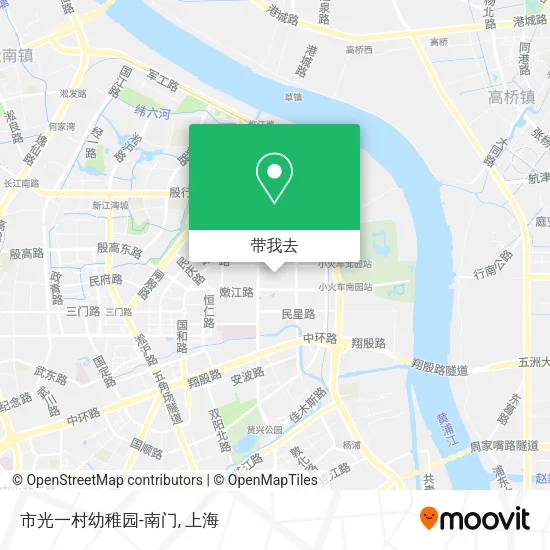 市光一村幼稚园-南门地图