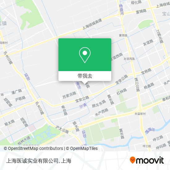 上海医诚实业有限公司地图