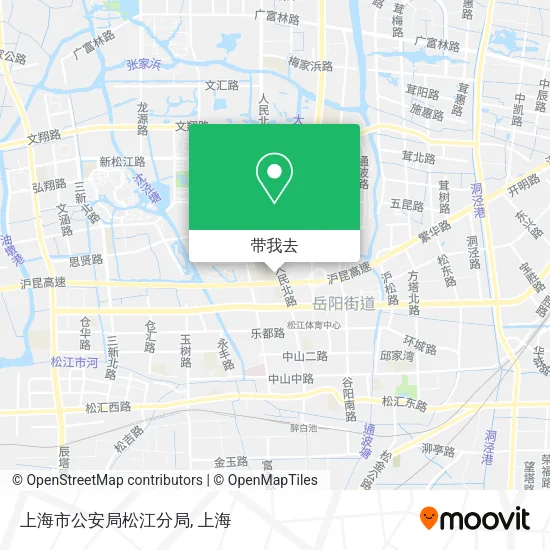 上海市公安局松江分局地图