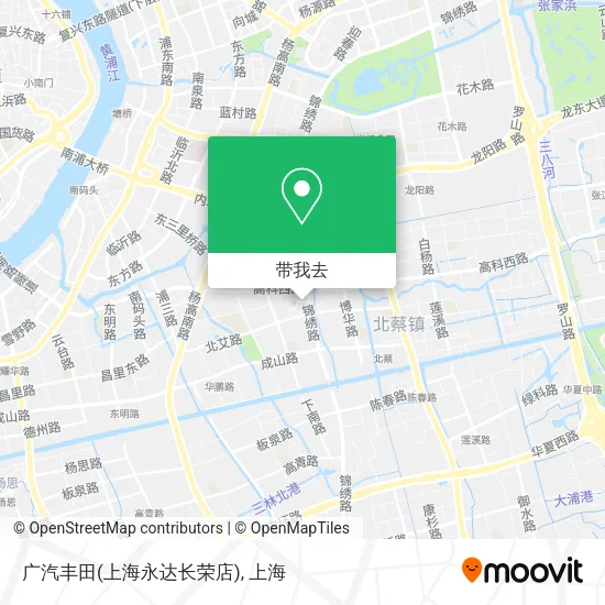 广汽丰田(上海永达长荣店)地图