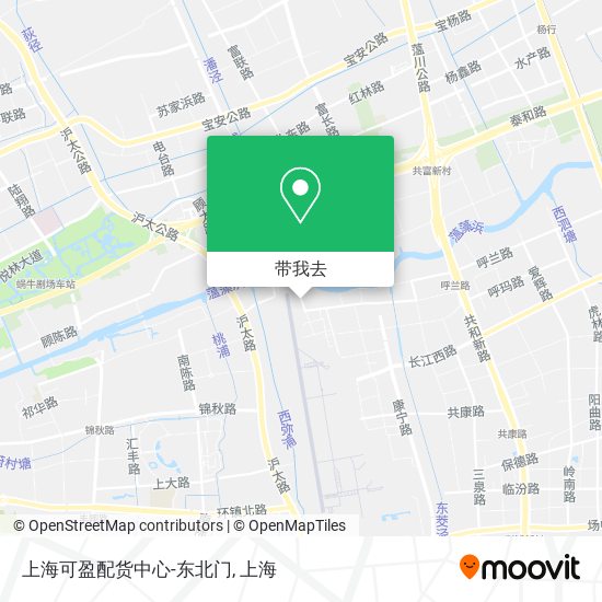 上海可盈配货中心-东北门地图