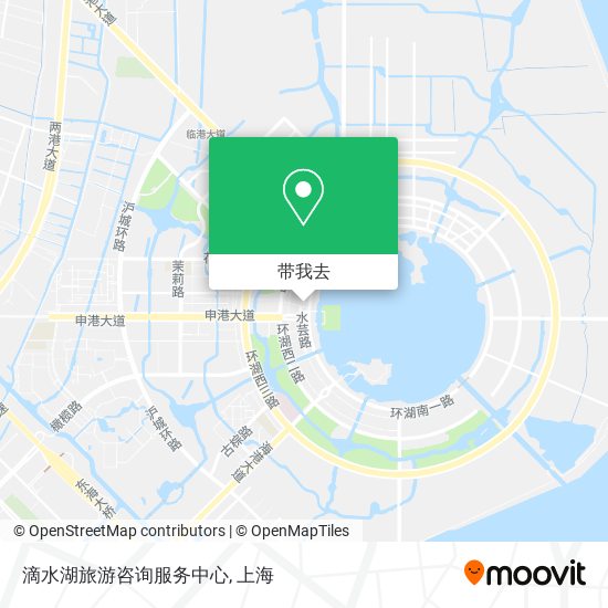 滴水湖旅游咨询服务中心地图