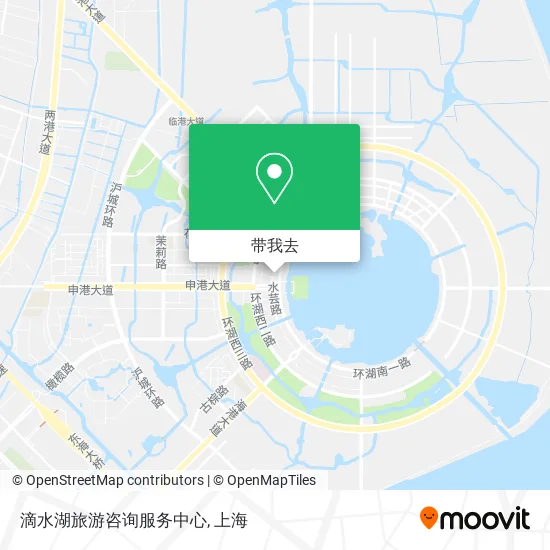 滴水湖旅游咨询服务中心地图