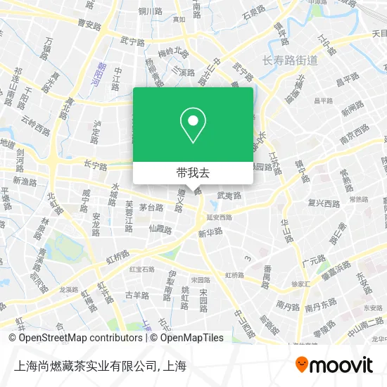 上海尚燃藏茶实业有限公司地图