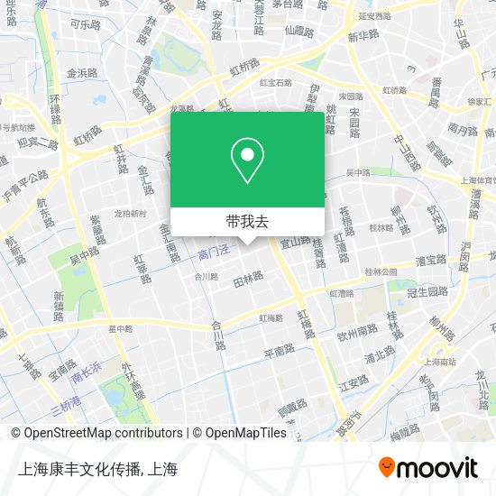 上海康丰文化传播地图
