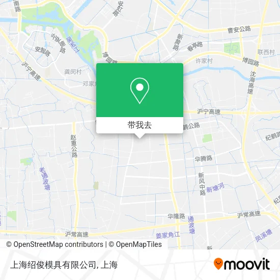 上海绍俊模具有限公司地图