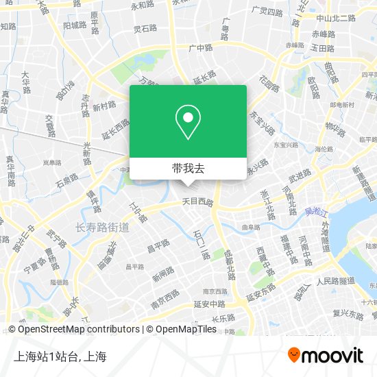 上海站1站台地图