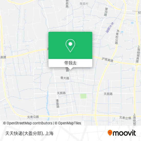 天天快递(大盈分部)地图