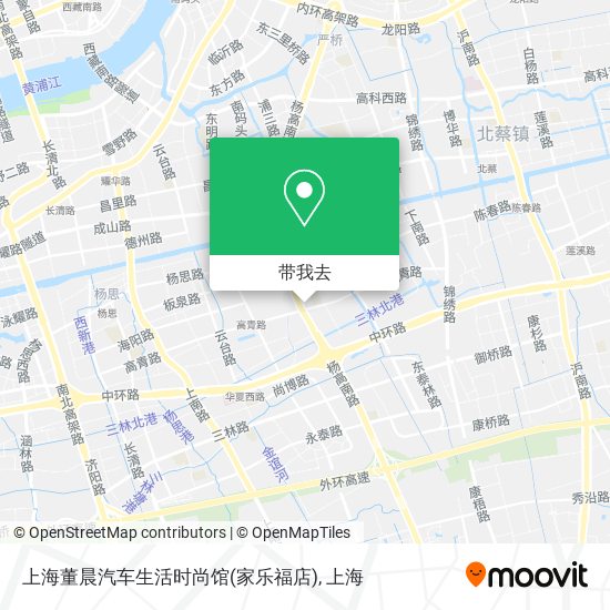 上海董晨汽车生活时尚馆(家乐福店)地图