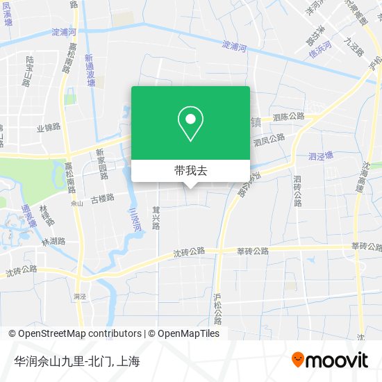 华润佘山九里-北门地图